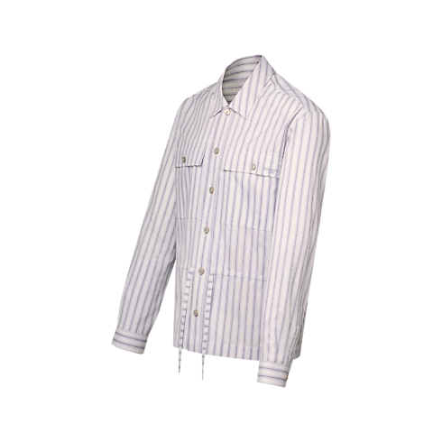 Sobrecamisa de rayas Hombre Prêt-à-Porter Todo Prêt-à-Porter | LOUIS VUITTON (Zoom de producto)