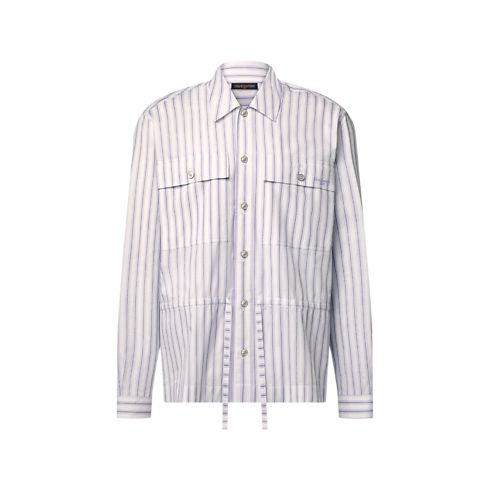Sobrecamisa de rayas Hombre Prêt-à-Porter Todo Prêt-à-Porter | LOUIS VUITTON (Zoom de producto)