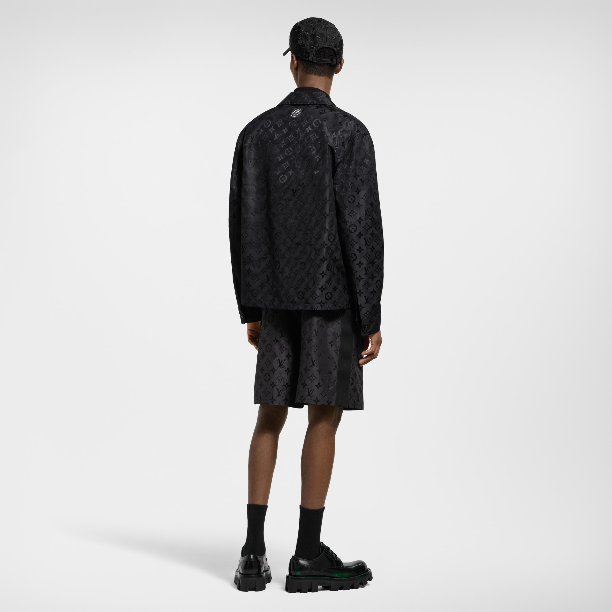 Sobrecamisa Monogram de seda  Hombre Prêt-à-Porter Cazadoras y abrigos | LOUIS VUITTON (Zoom de producto)