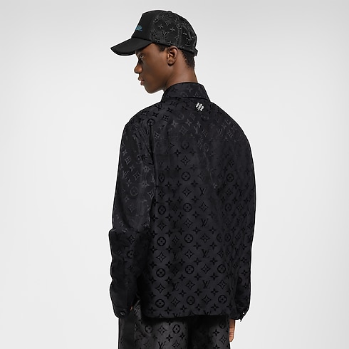 Sobrecamisa Monogram de seda Hombre Prêt-à-Porter Cazadoras y abrigos | LOUIS VUITTON (Zoom de producto)