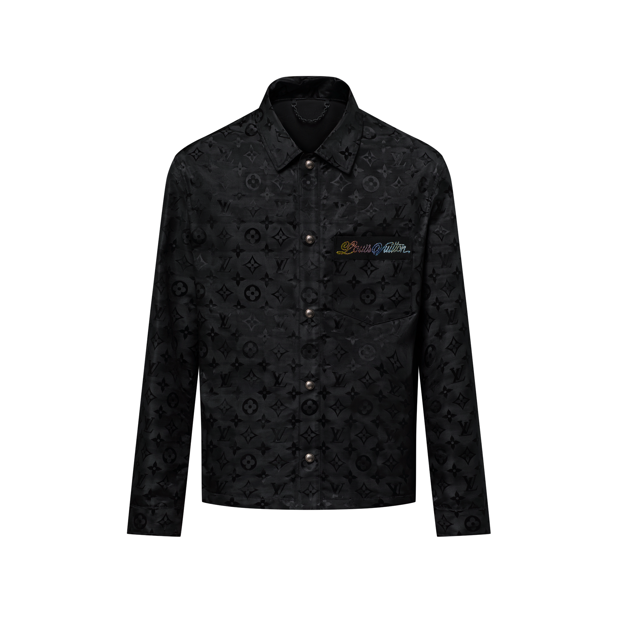 Sobrecamisa Monogram de seda  Hombre Prêt-à-Porter Cazadoras y abrigos | LOUIS VUITTON (Zoom de producto)