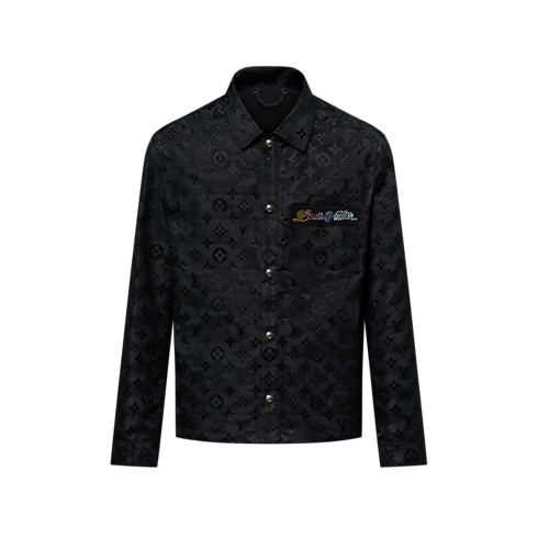 Sobrecamisa Monogram de seda Hombre Prêt-à-Porter Cazadoras y abrigos | LOUIS VUITTON (Zoom de producto)