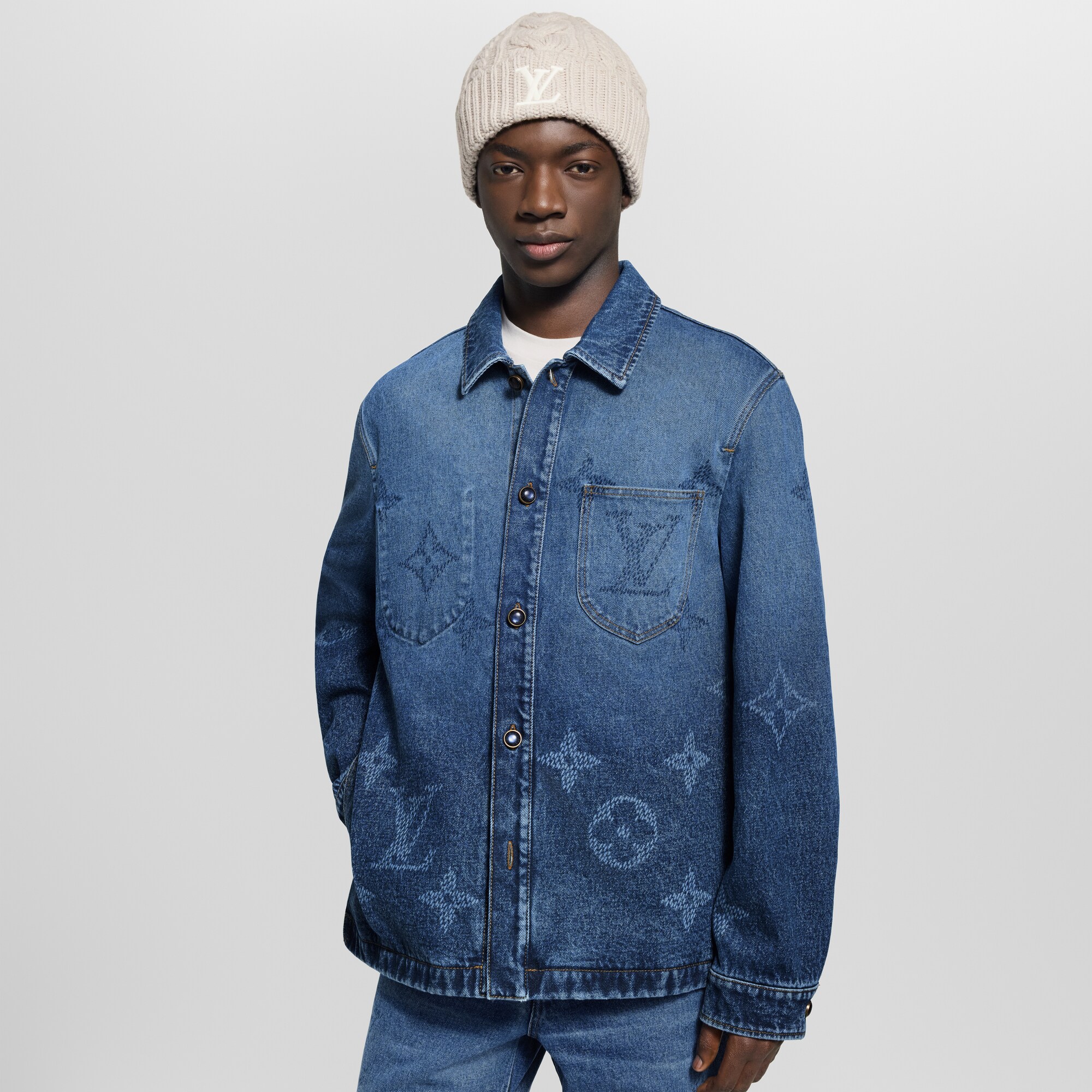 Sobrecamisa vaquera Monogram  Hombre Prêt-à-Porter Todo Prêt-à-Porter | LOUIS VUITTON (Zoom de producto)