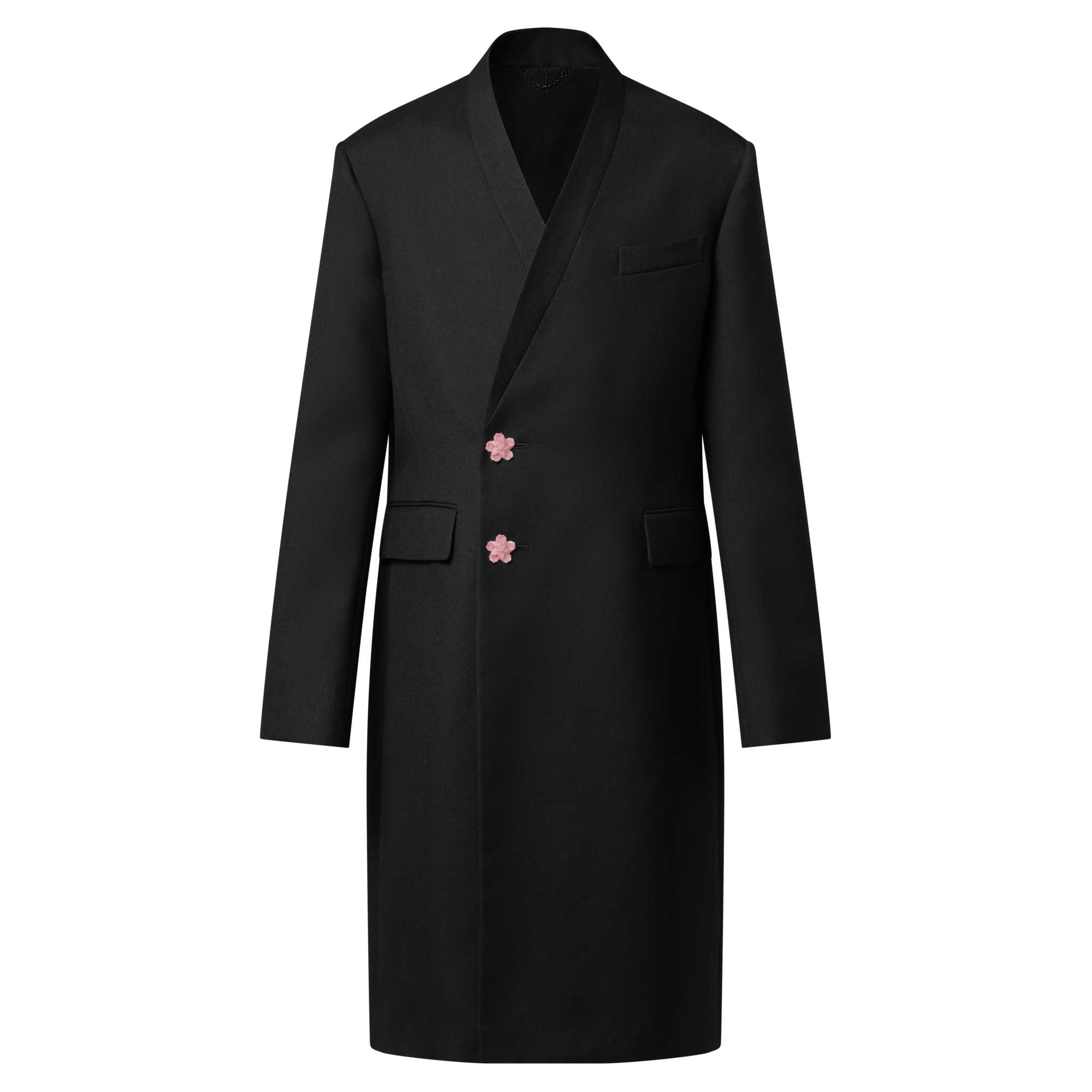 Sobretodo de botonadura sencilla tipo kimono  Hombre Prêt-à-Porter Cazadoras y abrigos | LOUIS VUITTON (Zoom de producto)
