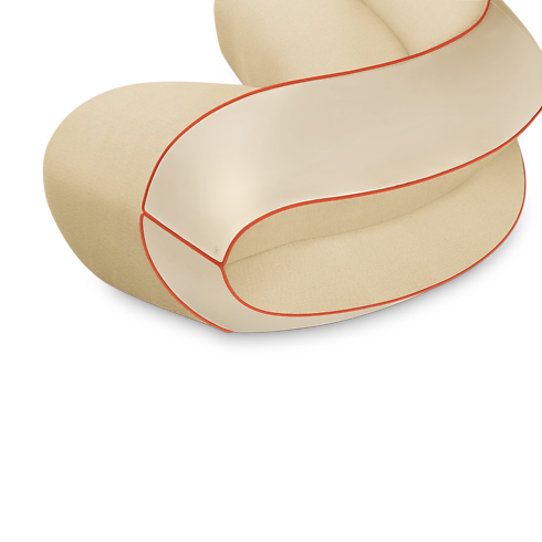 Sofá Binda de Raw Edges Baúles, Viaje y Hogar Hogar y Decoración de mesa Muebles | LOUIS VUITTON (Zoom de producto)