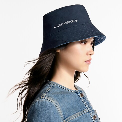 Sombrero bucket Denim S00 Mujer Accesorios Sombreros y Gorras | LOUIS VUITTON (Zoom de producto)
