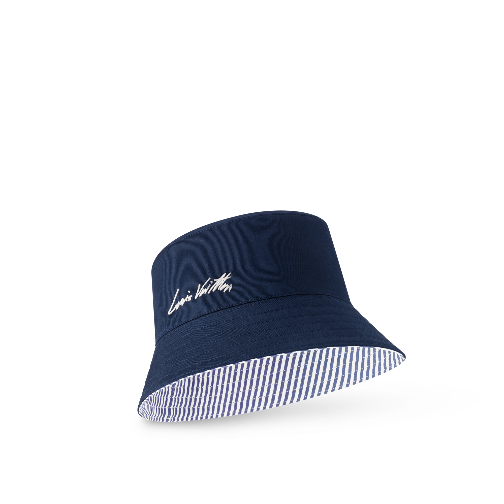 Sombrero bucket LV League Striped S00 Mujer Accesorios Sombreros y Gorras | LOUIS VUITTON (Zoom de producto)