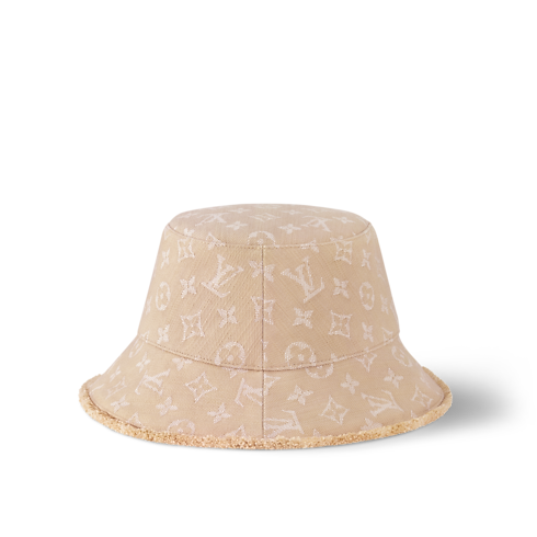 Sombrero bucket Monogram Denim S00 Mujer Accesorios Sombreros y Gorras | LOUIS VUITTON (Zoom de producto)