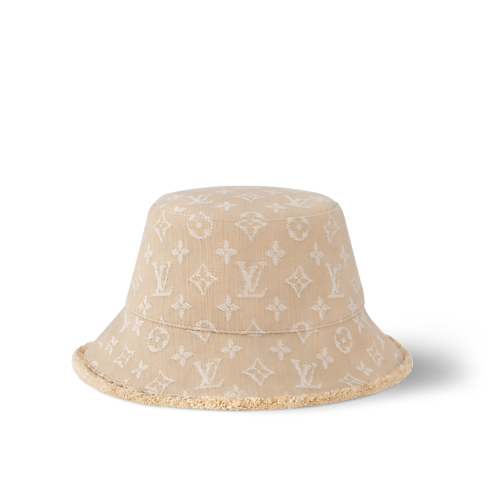 Sombrero bucket Monogram Denim S00 Mujer Accesorios Sombreros y Gorras | LOUIS VUITTON (Zoom de producto)