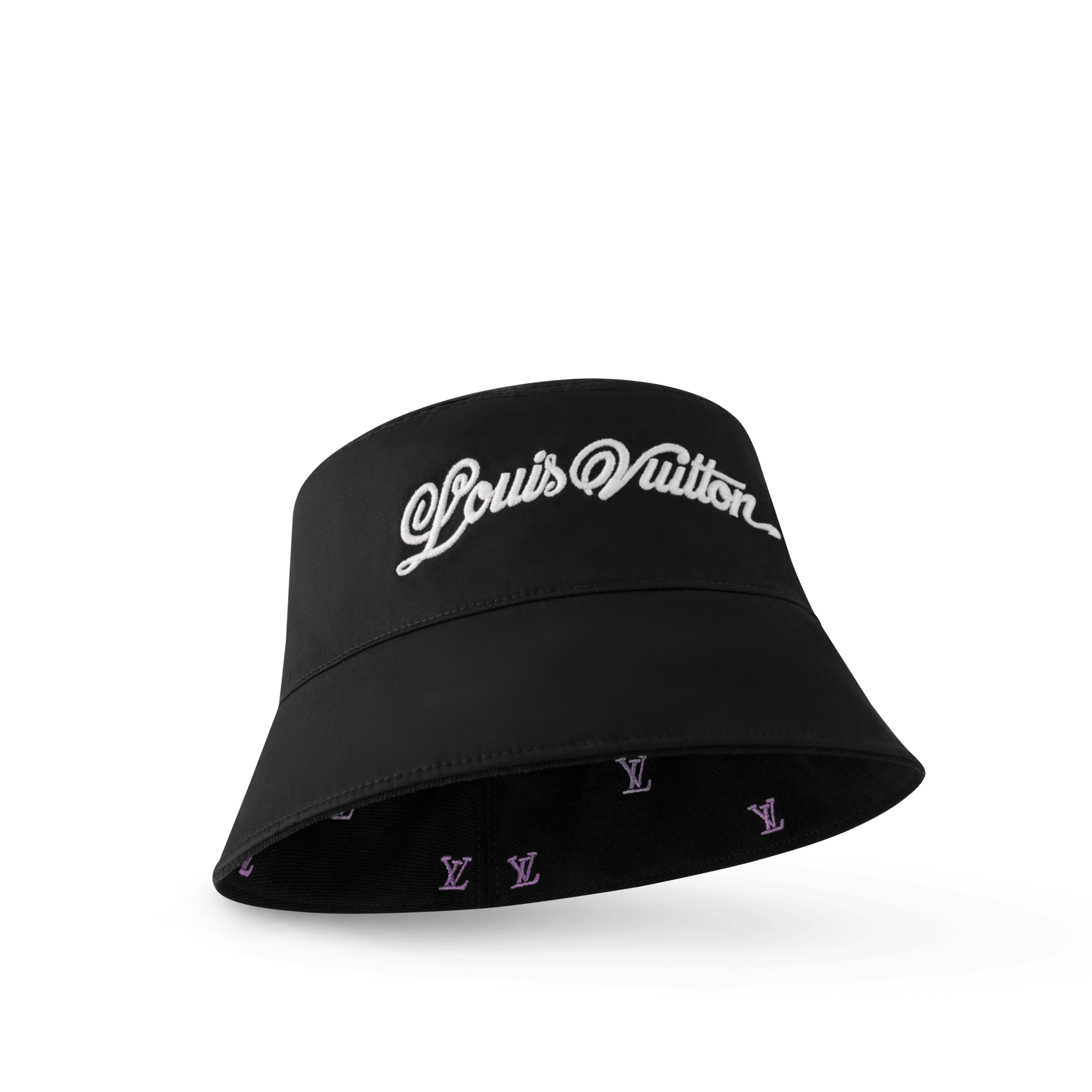 Sombrero bucket reversible LV Blason Shading Denim S00 Hombre Accesorios Sombreros, Gorros y Guantes | LOUIS VUITTON (Zoom de producto)