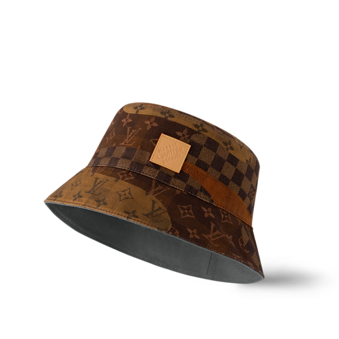 Sombrero bucket reversible Monogram Landscape S00 Hombre Accesorios Sombreros, Gorros y Guantes | LOUIS VUITTON (Zoom de producto)