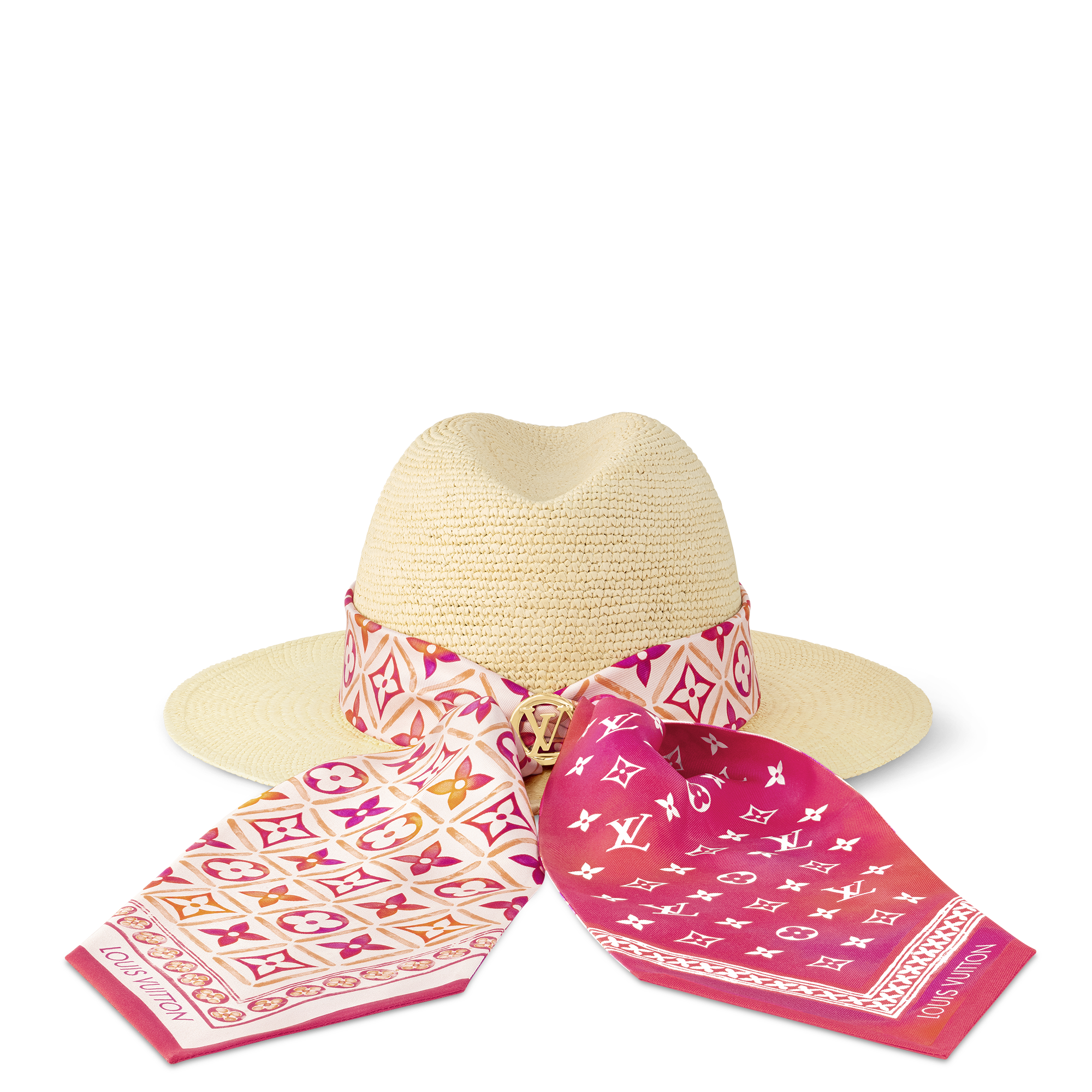 Sombrero panamá LV Tiles S00 Mujer Accesorios Sombreros y Gorras | LOUIS VUITTON (Zoom de producto)