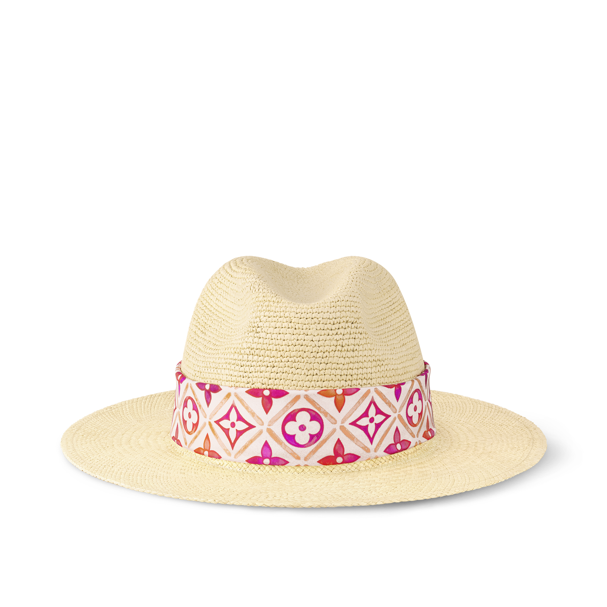 Sombrero panamá LV Tiles S00 Mujer Accesorios Sombreros y Gorras | LOUIS VUITTON (Zoom de producto)
