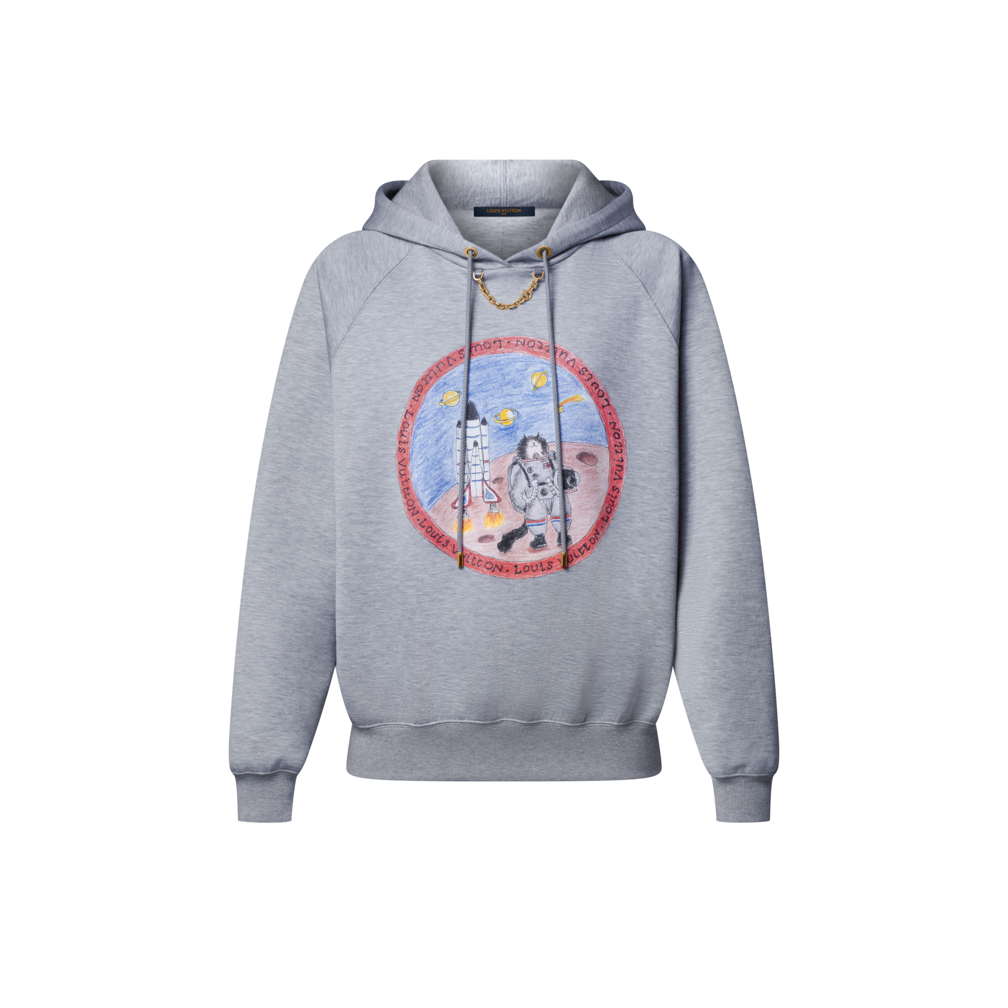 Sudadera con capucha y sellos de gatos  Mujer Prêt-à-Porter Tops | LOUIS VUITTON (Zoom de producto)