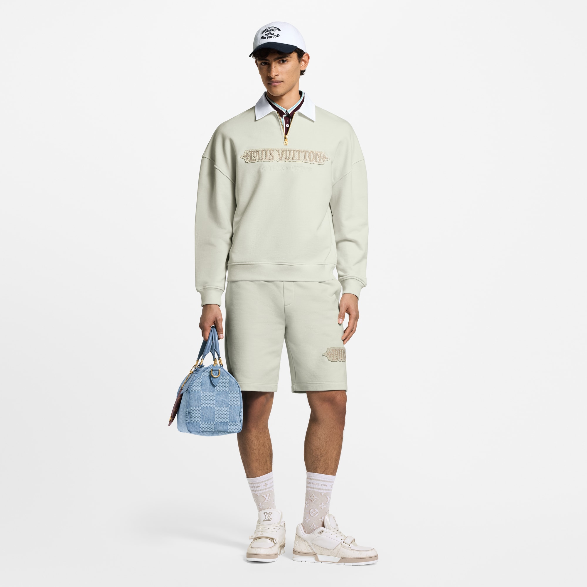 Sudadera con media cremallera  Hombre Prêt-à-Porter Punto y sudaderas | LOUIS VUITTON (Zoom de producto)
