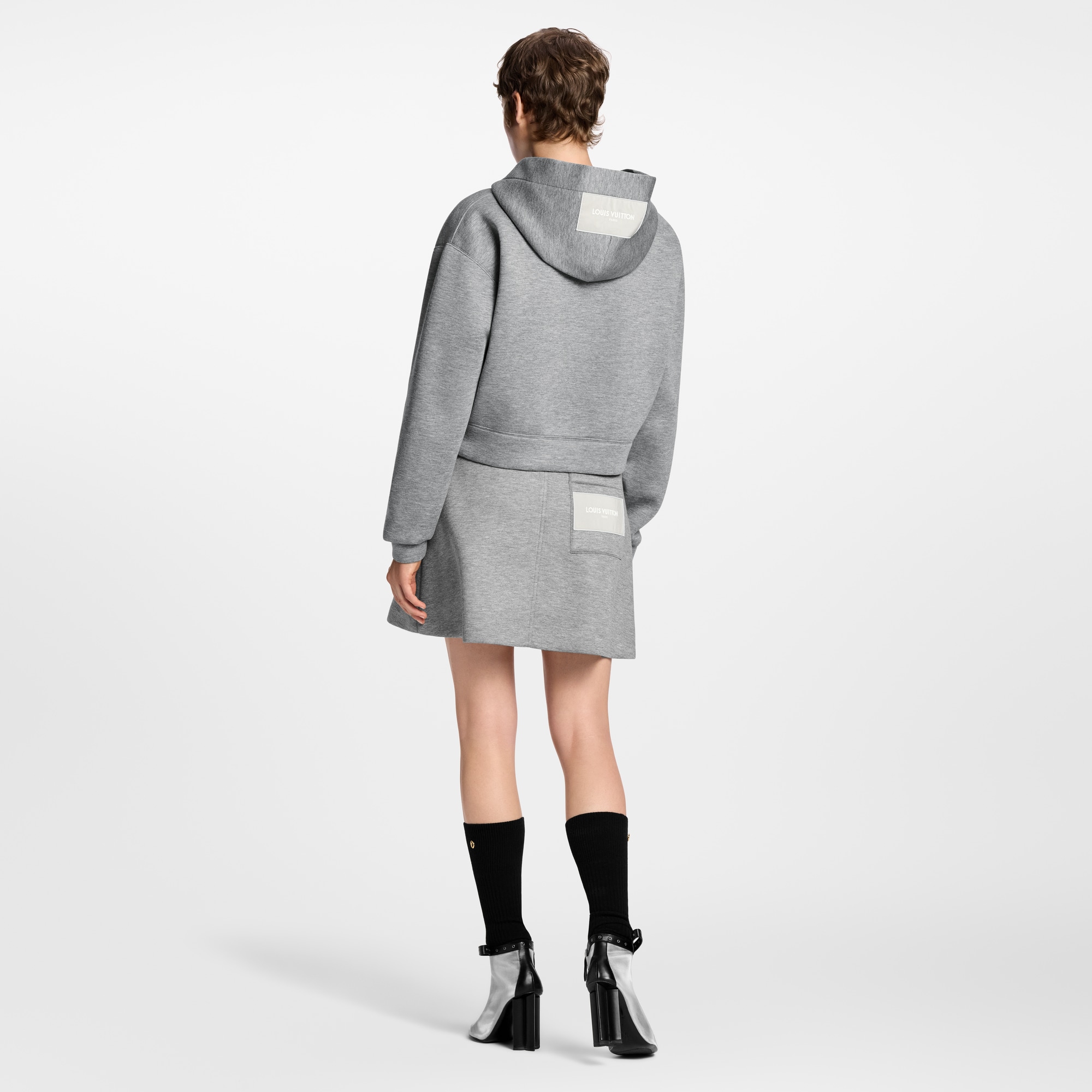 Sudadera cropped con capucha  Mujer Prêt-à-Porter Tops | LOUIS VUITTON (Zoom de producto)