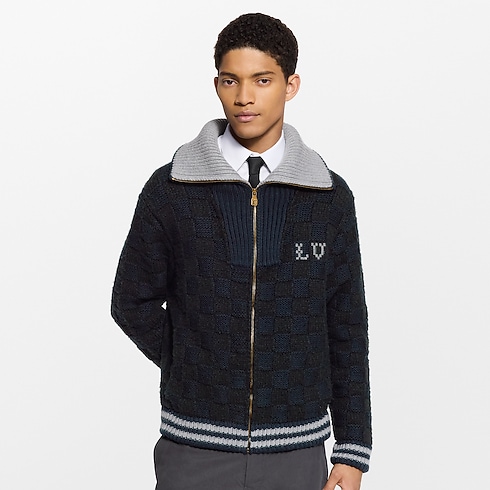 Sudadera Damier de punto Hombre Prêt-à-Porter Todo Prêt-à-Porter | LOUIS VUITTON (Zoom de producto)