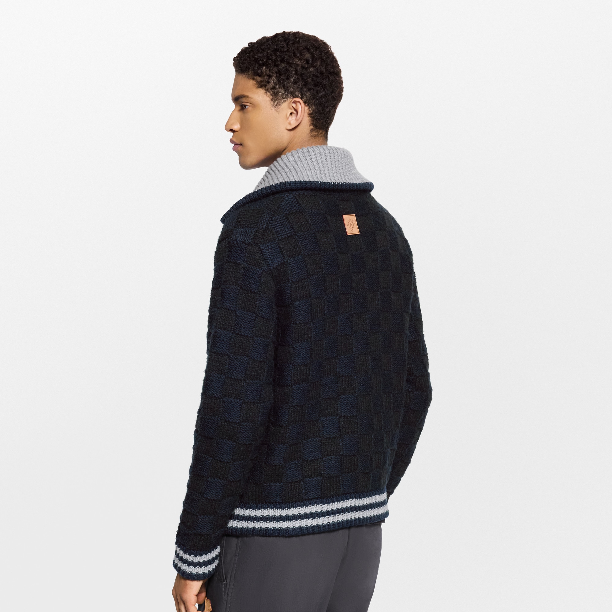 Sudadera Damier de punto  Hombre Prêt-à-Porter Todo Prêt-à-Porter | LOUIS VUITTON (Zoom de producto)