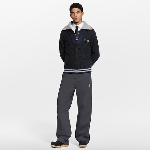 Sudadera Damier de punto Hombre Prêt-à-Porter Todo Prêt-à-Porter | LOUIS VUITTON (Zoom de producto)