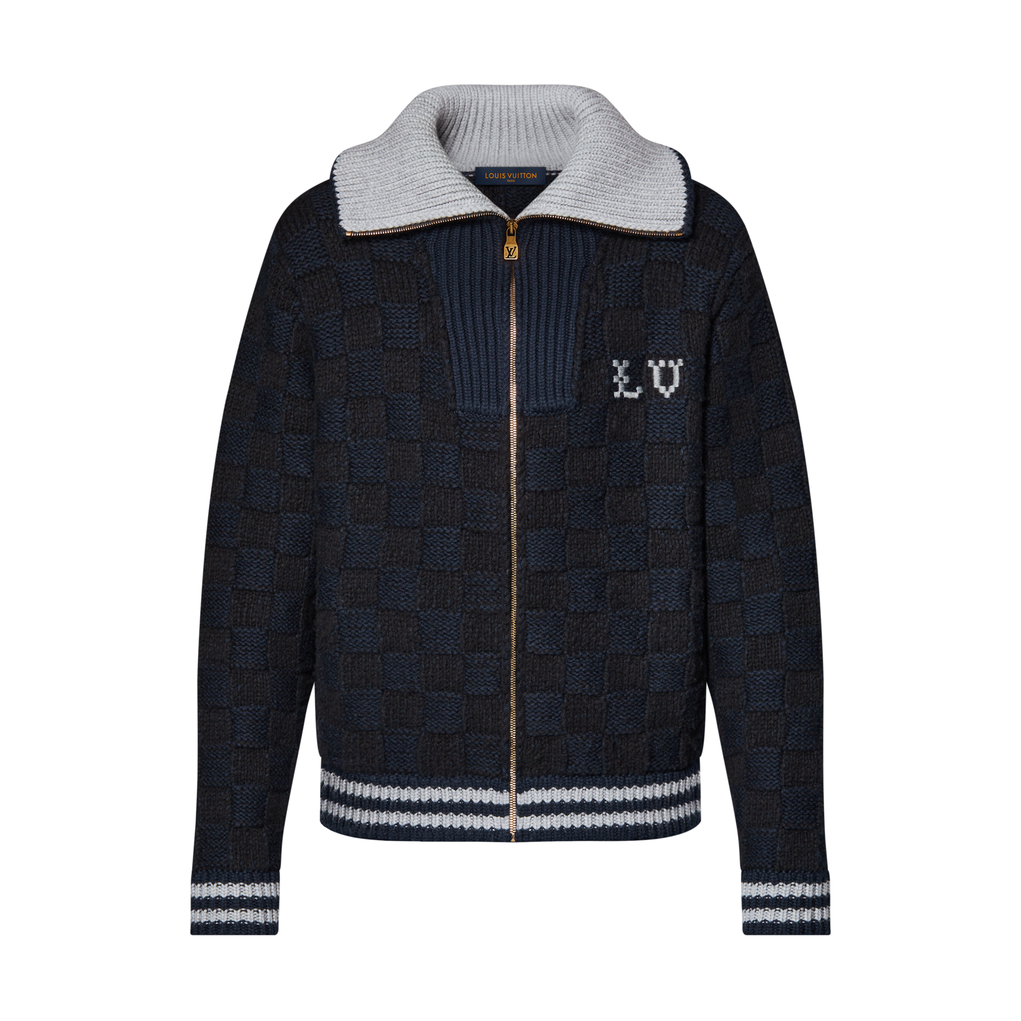 Sudadera Damier de punto  Hombre Prêt-à-Porter Todo Prêt-à-Porter | LOUIS VUITTON (Zoom de producto)