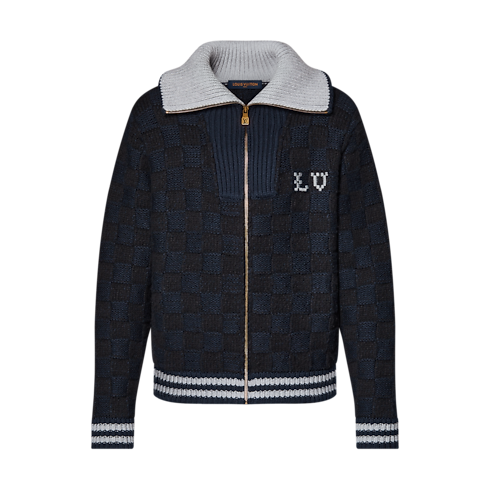 Sudadera Damier de punto Hombre Prêt-à-Porter Todo Prêt-à-Porter | LOUIS VUITTON (Zoom de producto)