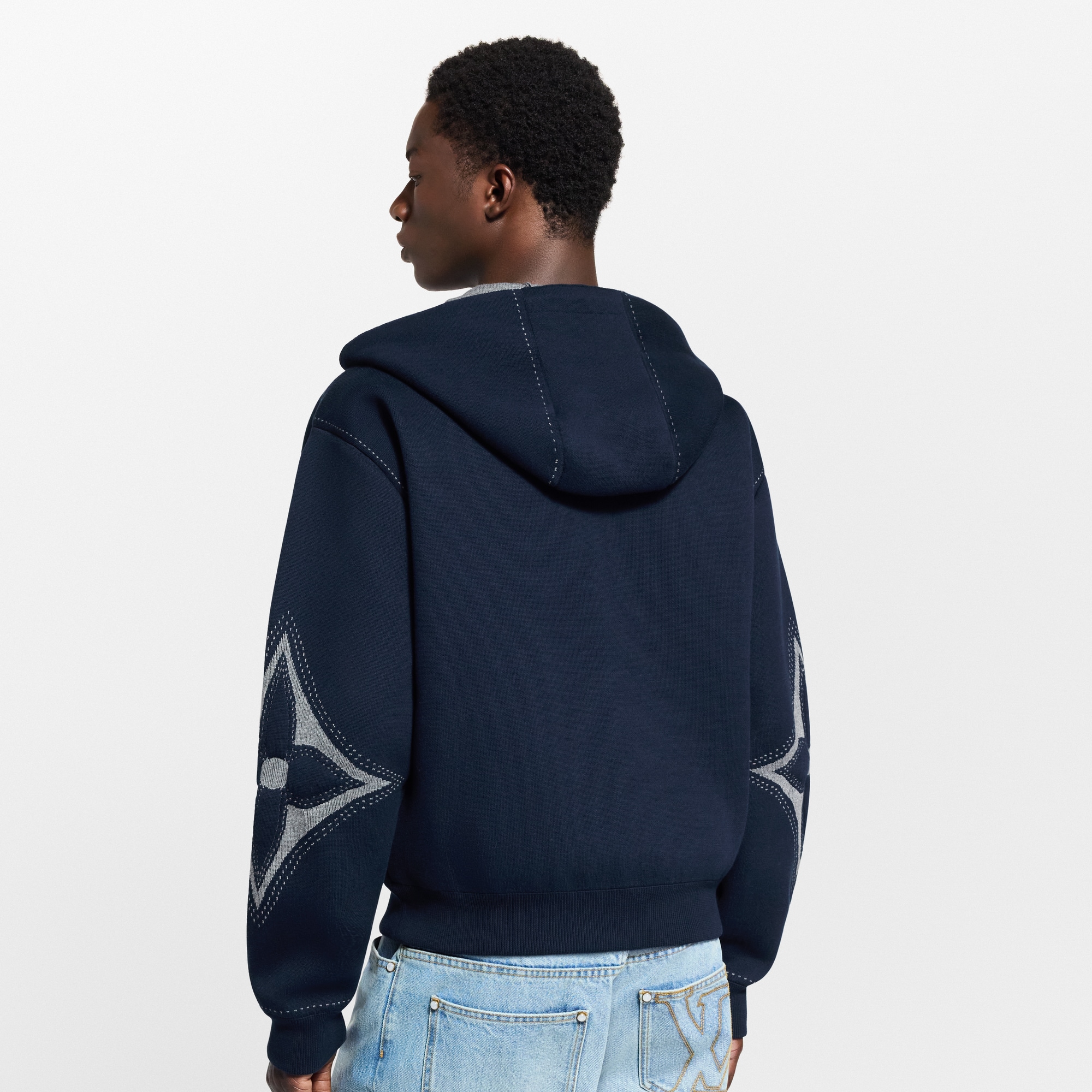 Sudadera de algodón con capucha y cremallera  Hombre Prêt-à-Porter Todo Prêt-à-Porter | LOUIS VUITTON (Zoom de producto)