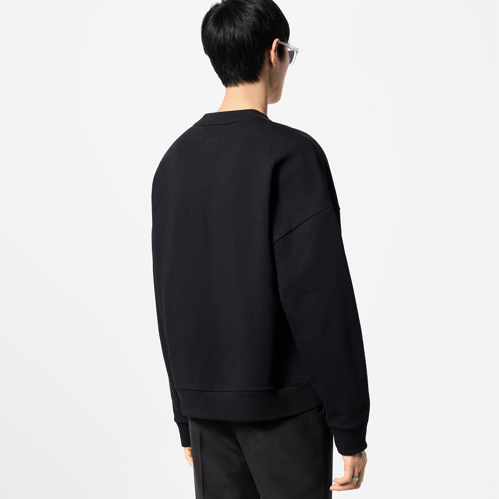 Sudadera de algodón con cuello redondo  Hombre Prêt-à-Porter Camisetas y polos | LOUIS VUITTON (Zoom de producto)