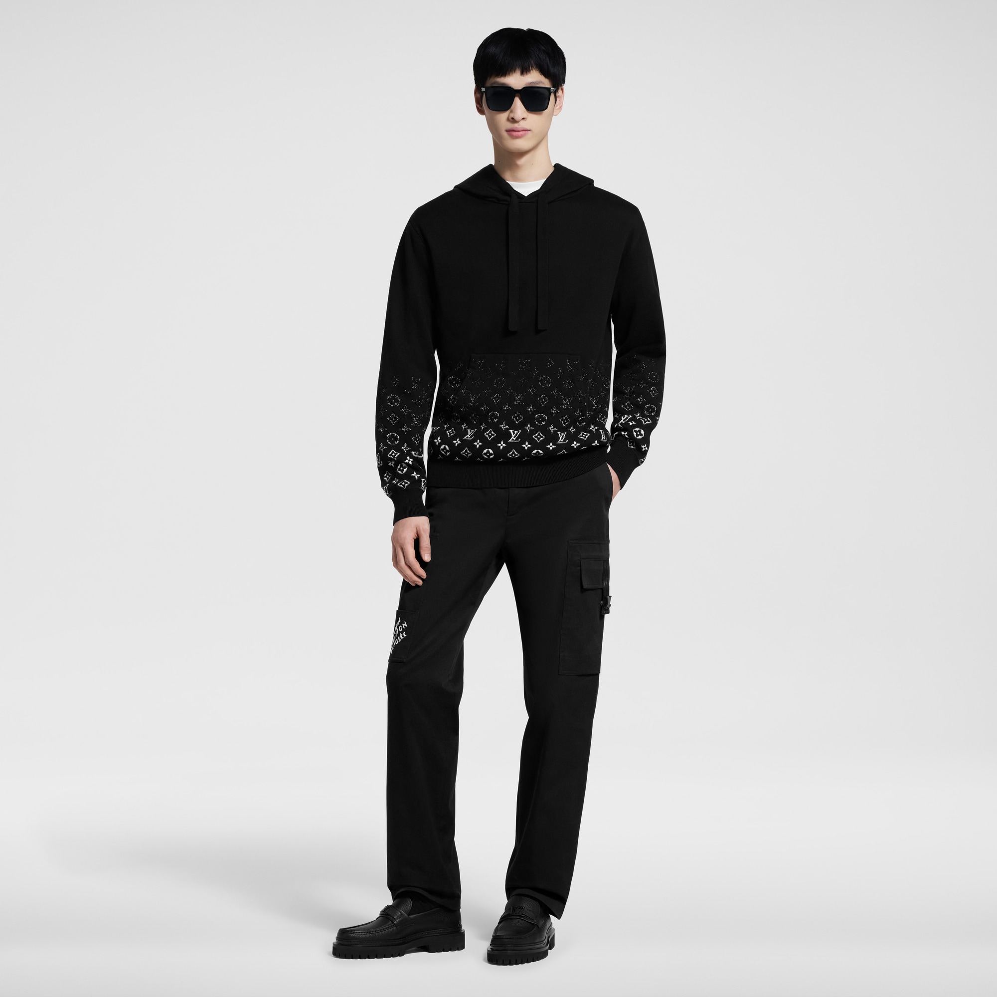 Sudadera de algodón con efecto degradado  Hombre Prêt-à-Porter Punto y sudaderas | LOUIS VUITTON (Zoom de producto)