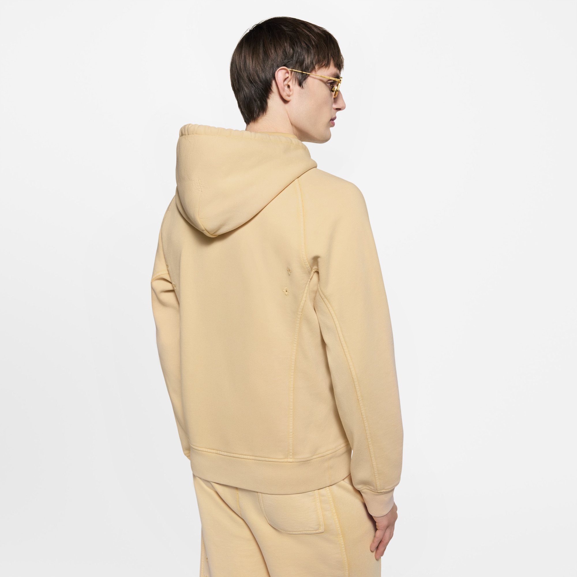 Sudadera deslavada con capucha  Hombre Prêt-à-Porter Punto y sudaderas | LOUIS VUITTON (Zoom de producto)