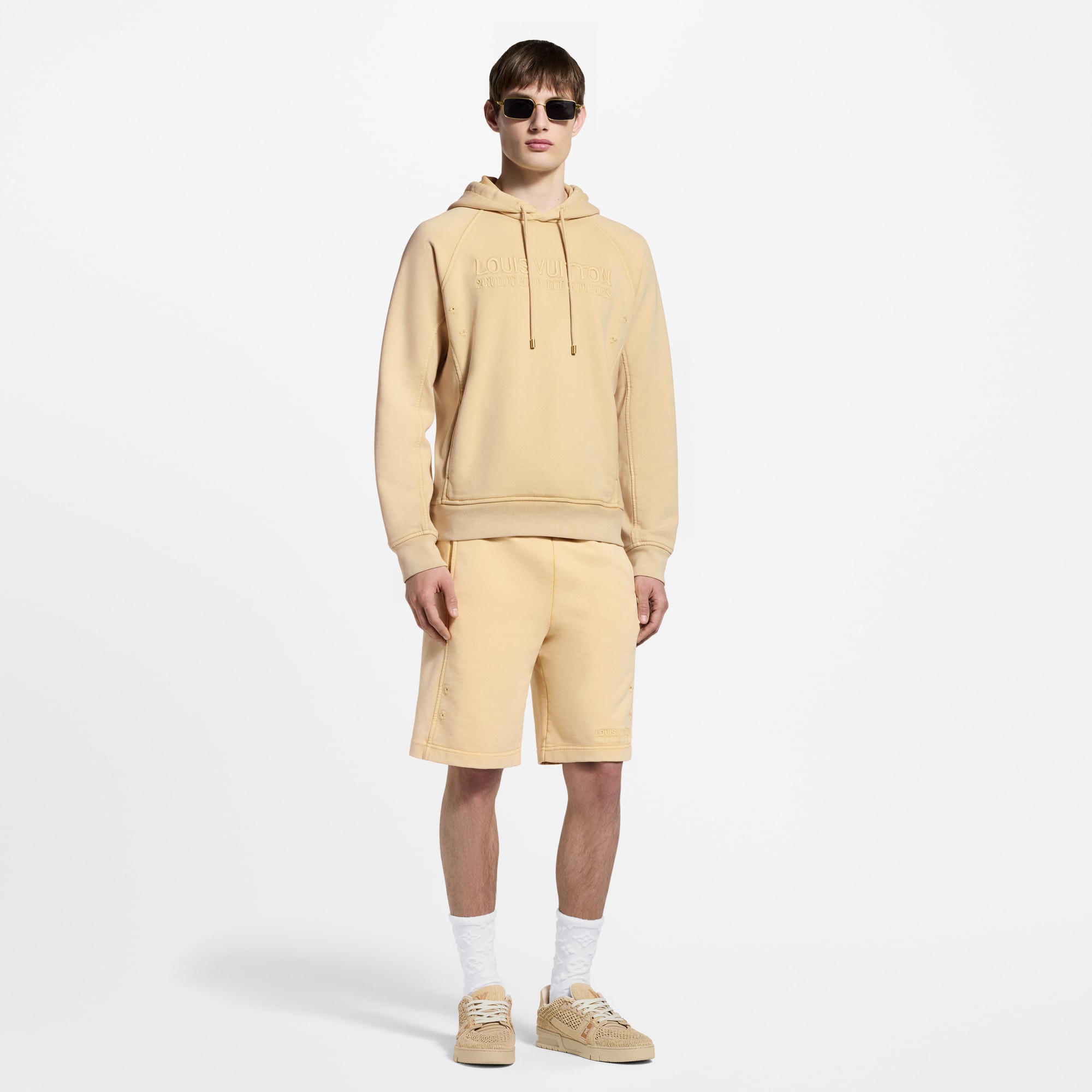 Sudadera deslavada con capucha  Hombre Prêt-à-Porter Punto y sudaderas | LOUIS VUITTON (Zoom de producto)