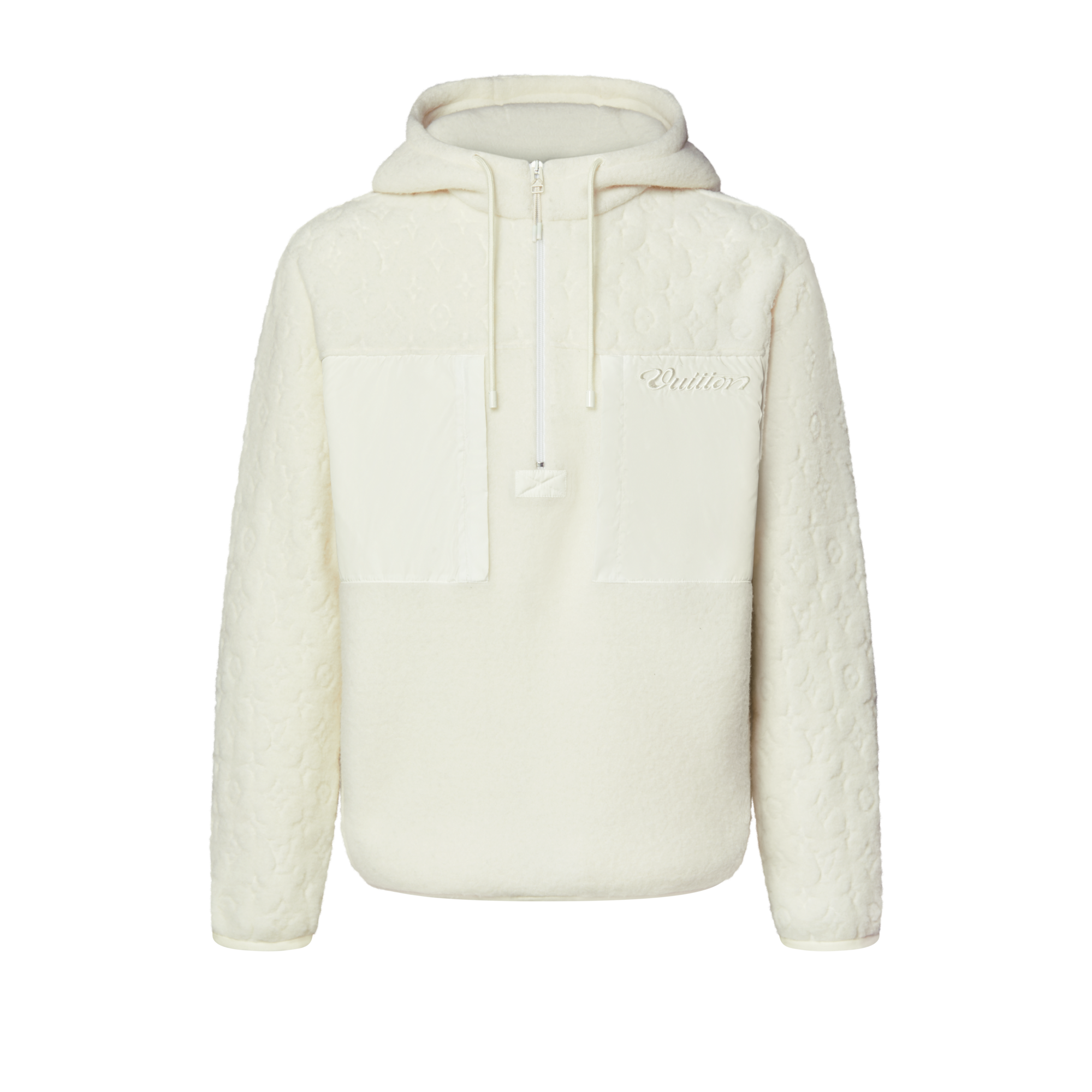 Sudadera distintiva con capucha en tejido polar de lana  Novedades Para hombre LV Ski | LOUIS VUITTON (Zoom de producto)