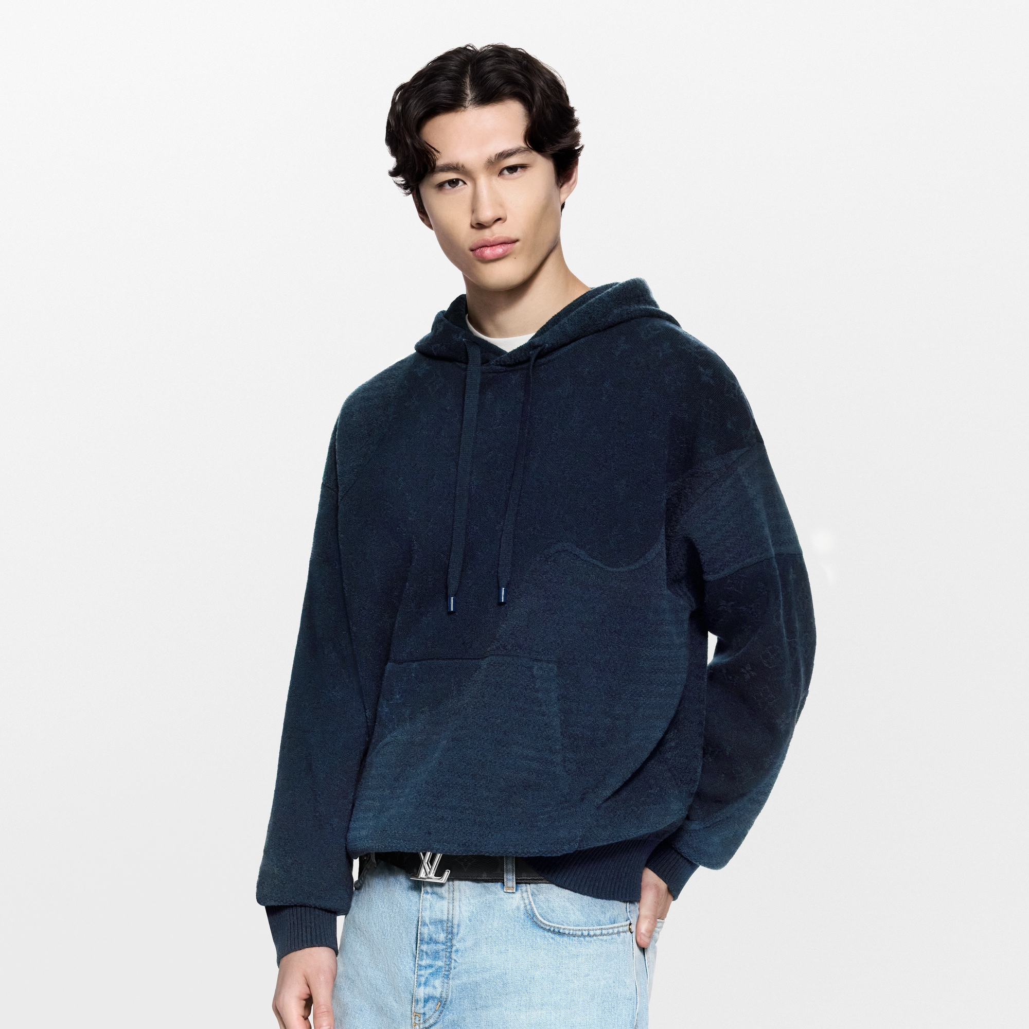 Sudadera gráfica con capucha en Jacquard  Hombre Prêt-à-Porter Todo Prêt-à-Porter | LOUIS VUITTON (Zoom de producto)