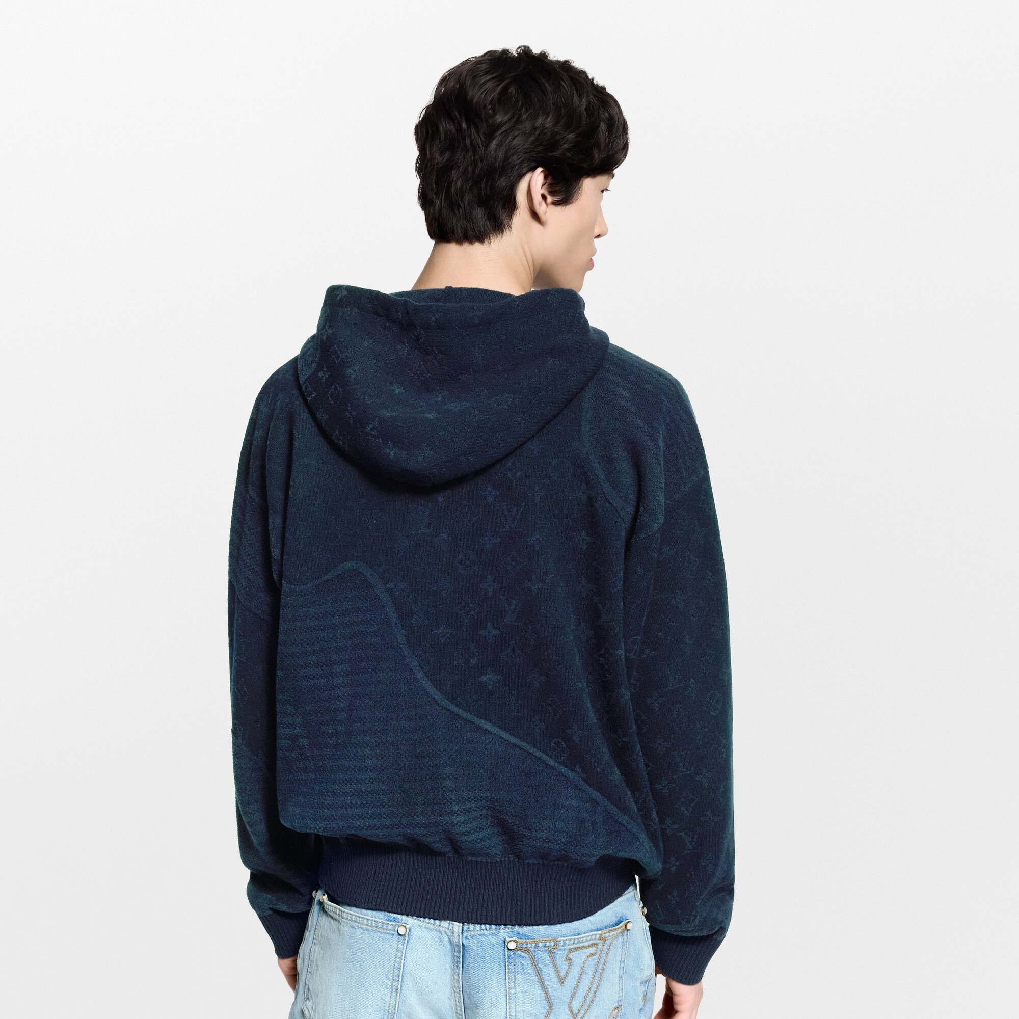 Sudadera gráfica con capucha en Jacquard  Hombre Prêt-à-Porter Todo Prêt-à-Porter | LOUIS VUITTON (Zoom de producto)