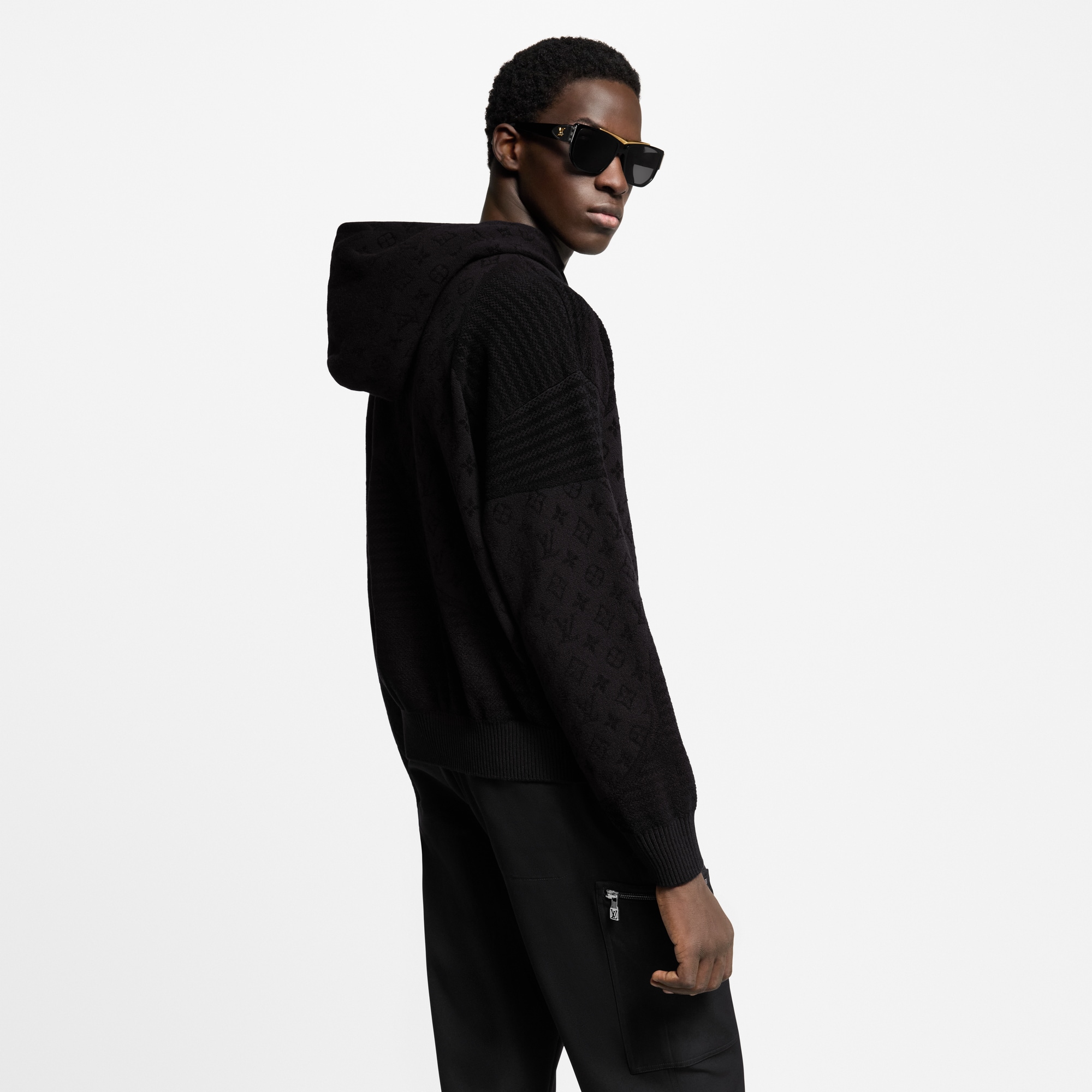 Sudadera gráfica con capucha en Jacquard  Hombre Prêt-à-Porter Todo Prêt-à-Porter | LOUIS VUITTON (Zoom de producto)