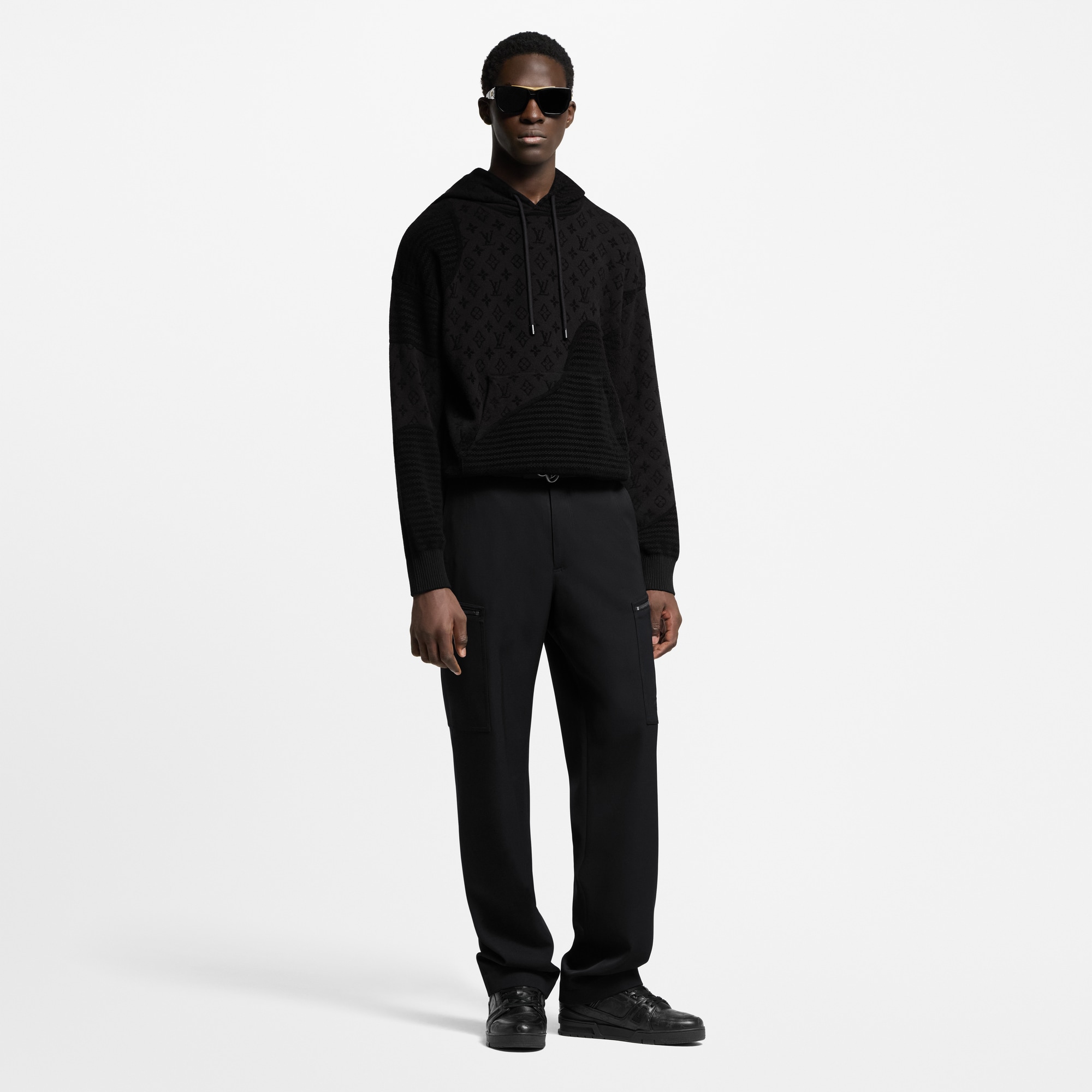 Sudadera gráfica con capucha en Jacquard  Hombre Prêt-à-Porter Todo Prêt-à-Porter | LOUIS VUITTON (Zoom de producto)