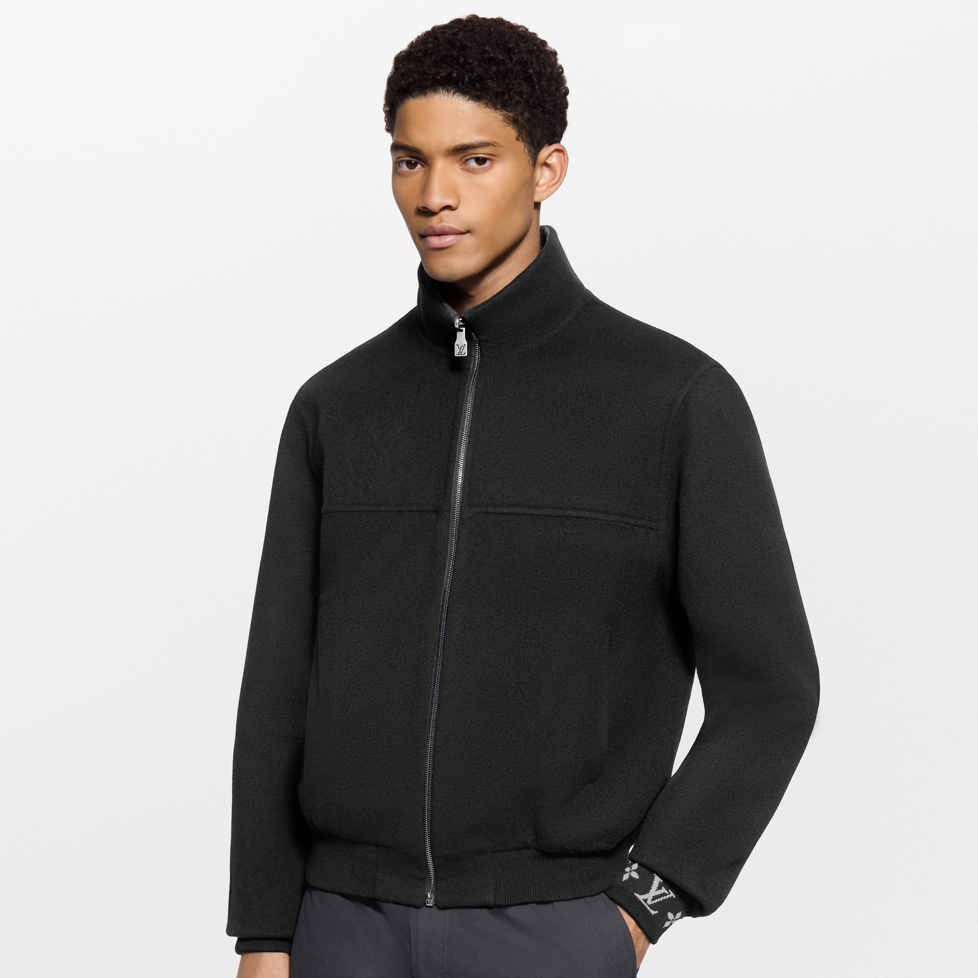Sudadera LV Blason reversible de doble cara  Hombre Prêt-à-Porter Cazadoras y abrigos | LOUIS VUITTON (Zoom de producto)