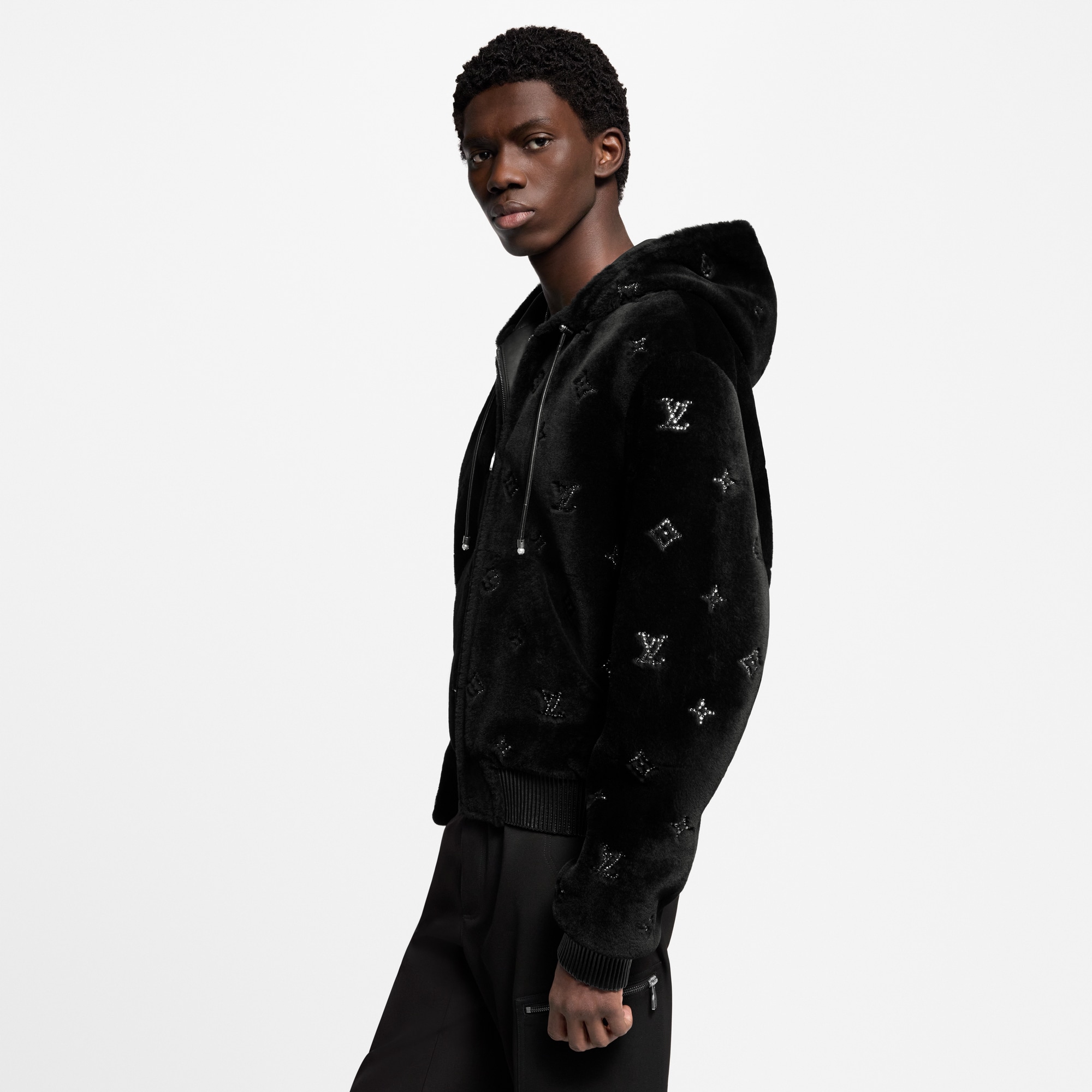 Sudadera Monogram con capucha en lana de oveja  Hombre Prêt-à-Porter Todo Prêt-à-Porter | LOUIS VUITTON (Zoom de producto)