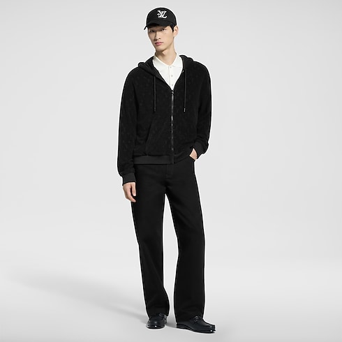 Sudadera Monogram con capucha y cremallera Hombre Prêt-à-Porter Todo Prêt-à-Porter | LOUIS VUITTON (Zoom de producto)