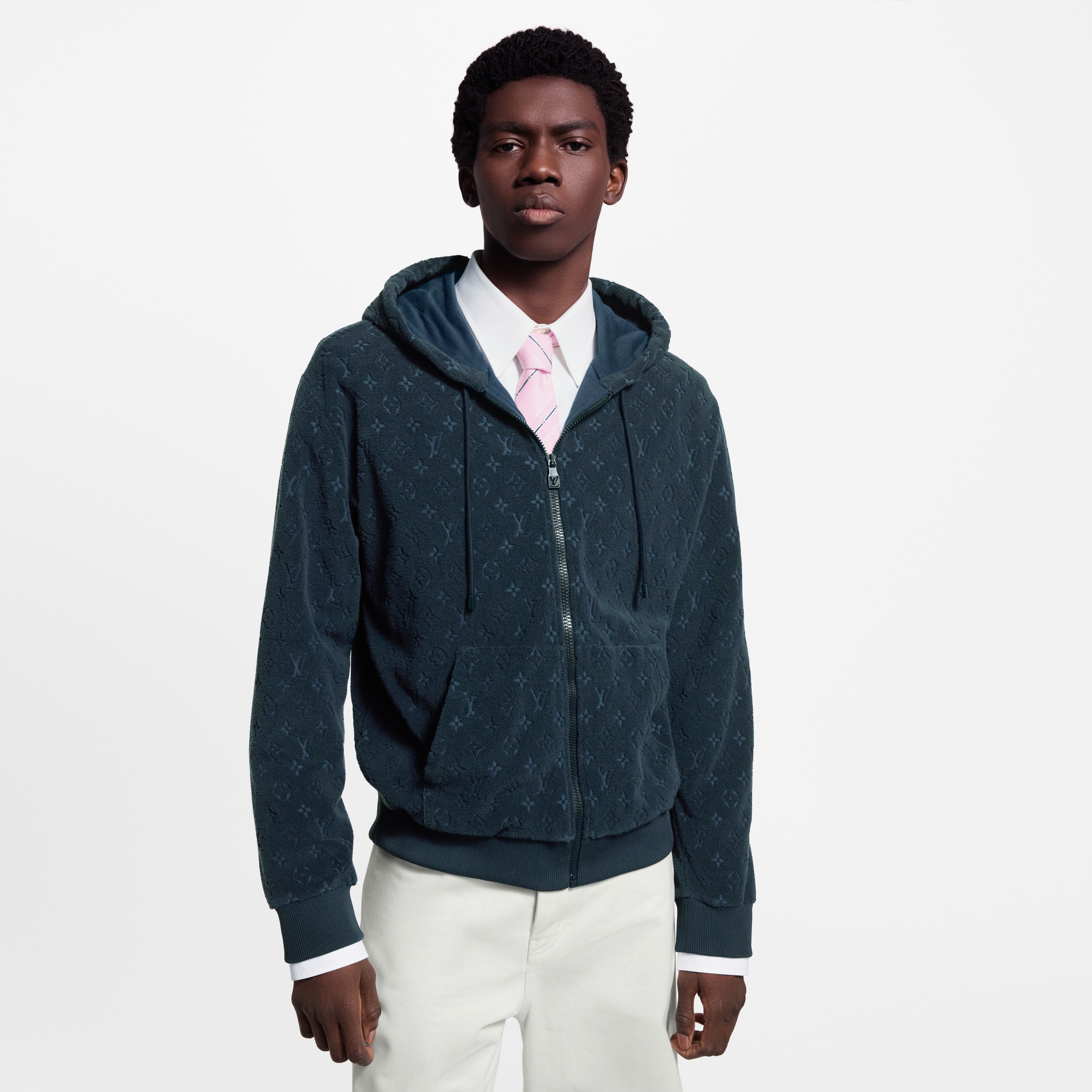 Sudadera Monogram con capucha y cremallera  Hombre Prêt-à-Porter Todo Prêt-à-Porter | LOUIS VUITTON (Zoom de producto)