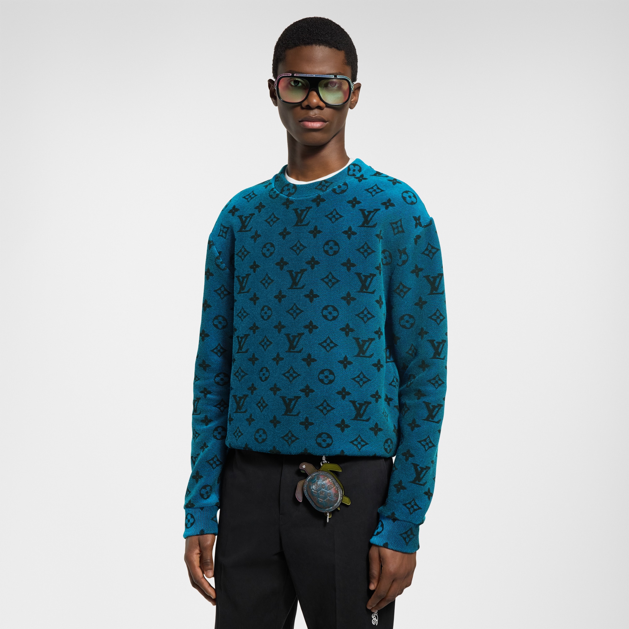 Sudadera Monogram iridiscente  Hombre Prêt-à-Porter Punto y sudaderas | LOUIS VUITTON (Zoom de producto)