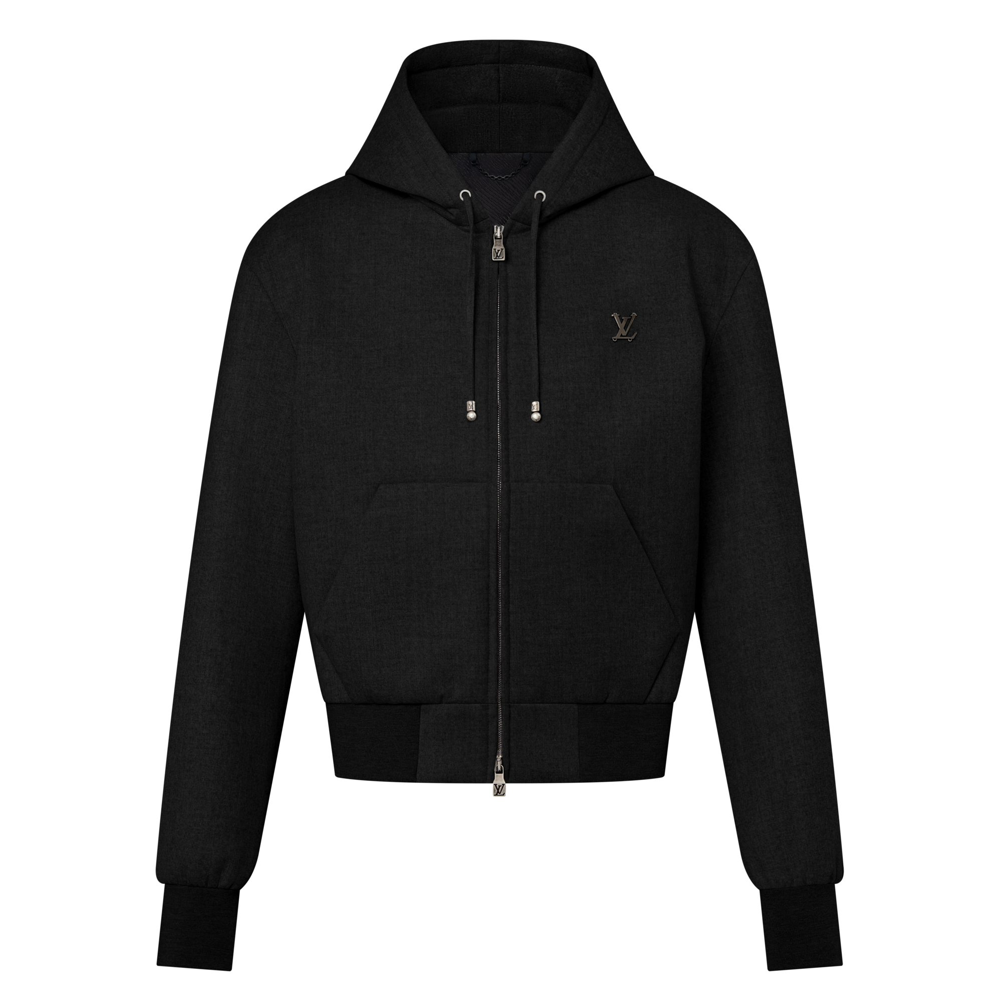 Sudadera técnica de lana con capucha  Hombre Prêt-à-Porter Cazadoras y abrigos | LOUIS VUITTON (Zoom de producto)