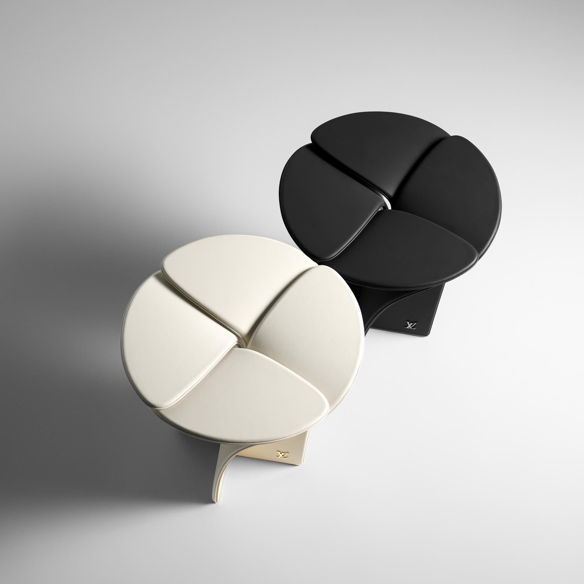 Taburete Blossom de Tokujin Yoshioka Madera de fresno Baúles, Viaje y Hogar Hogar y Decoración de mesa Muebles | LOUIS VUITTON (Zoom de producto)