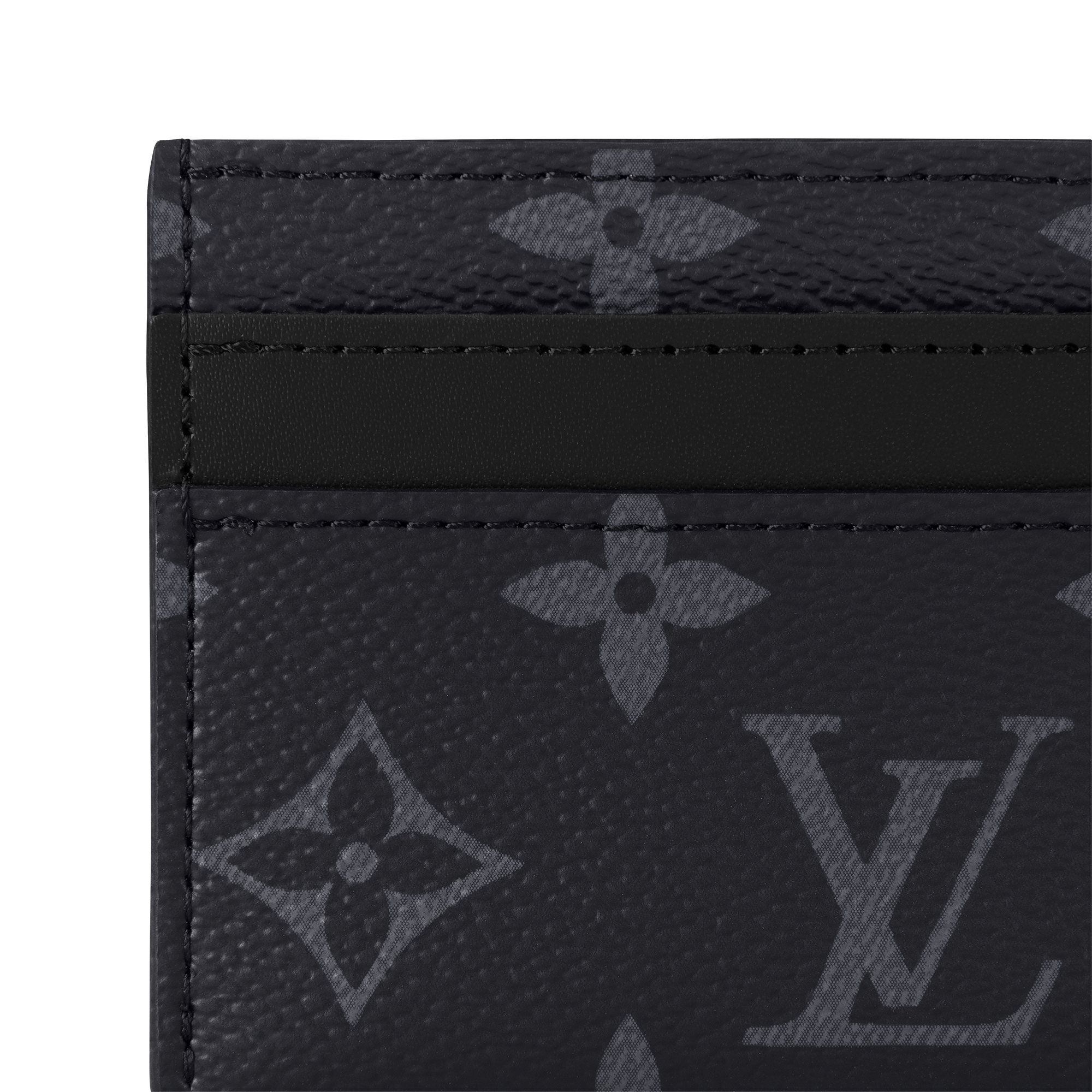 Tarjetera doble Monogram Eclipse Regalos Family Month Gift Guide } | LOUIS VUITTON (Zoom de producto)