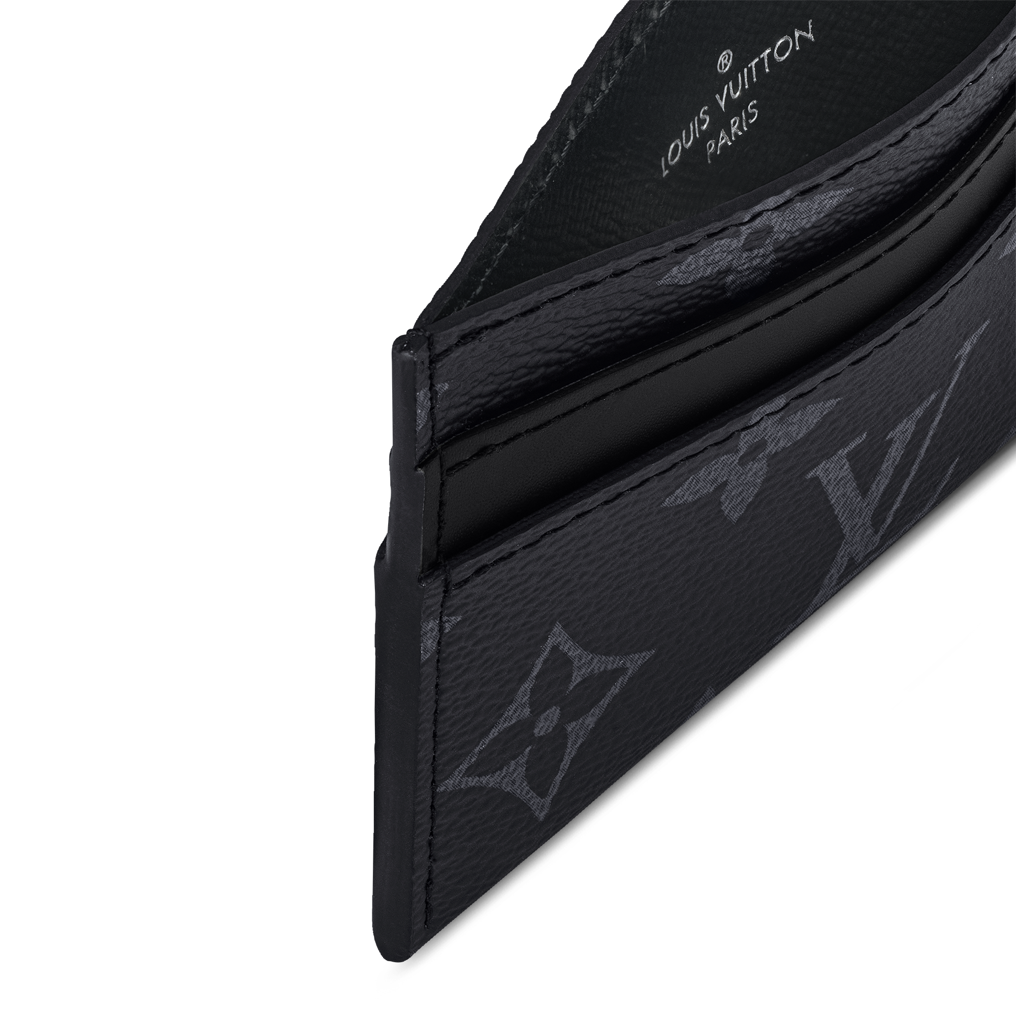 Tarjetera doble Monogram Eclipse Regalos Family Month Gift Guide } | LOUIS VUITTON (Zoom de producto)