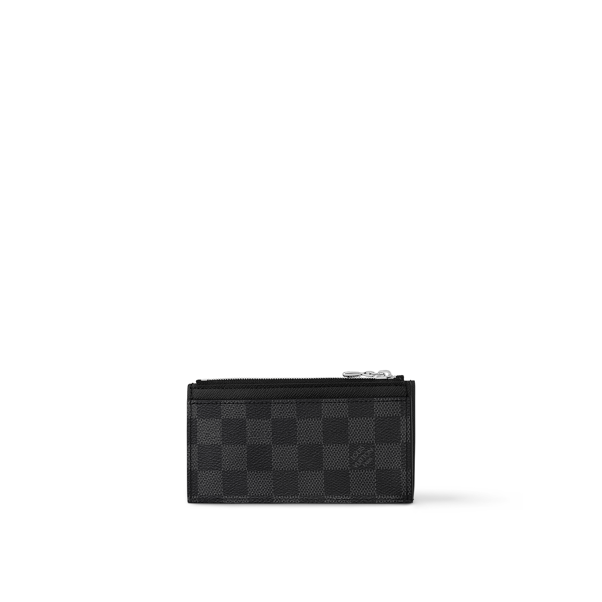 Tarjetero con cremallera Lona Damier Graphite Bolsos y pequeña marroquinería Pequeña marroquinería de hombre Tarjeteros | LOUIS VUITTON (Zoom de producto)