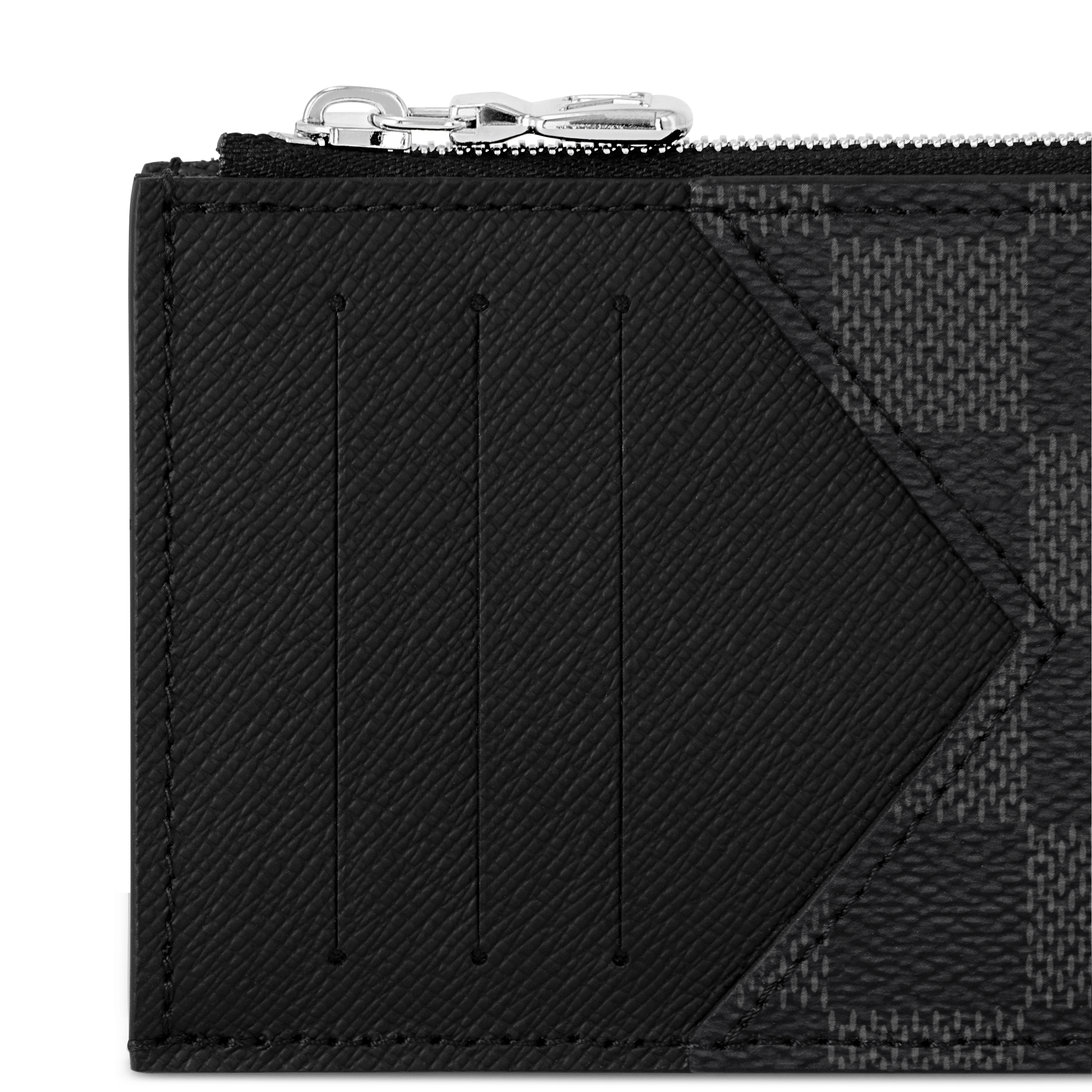 Tarjetero con cremallera Lona Damier Graphite Bolsos y pequeña marroquinería Pequeña marroquinería de hombre Tarjeteros | LOUIS VUITTON (Zoom de producto)