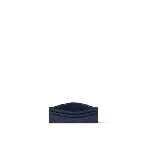 Tarjetero Double Piel Monogram Shadow Bolsos y pequeña marroquinería Pequeña marroquinería de hombre Tarjeteros | LOUIS VUITTON (Zoom de producto)