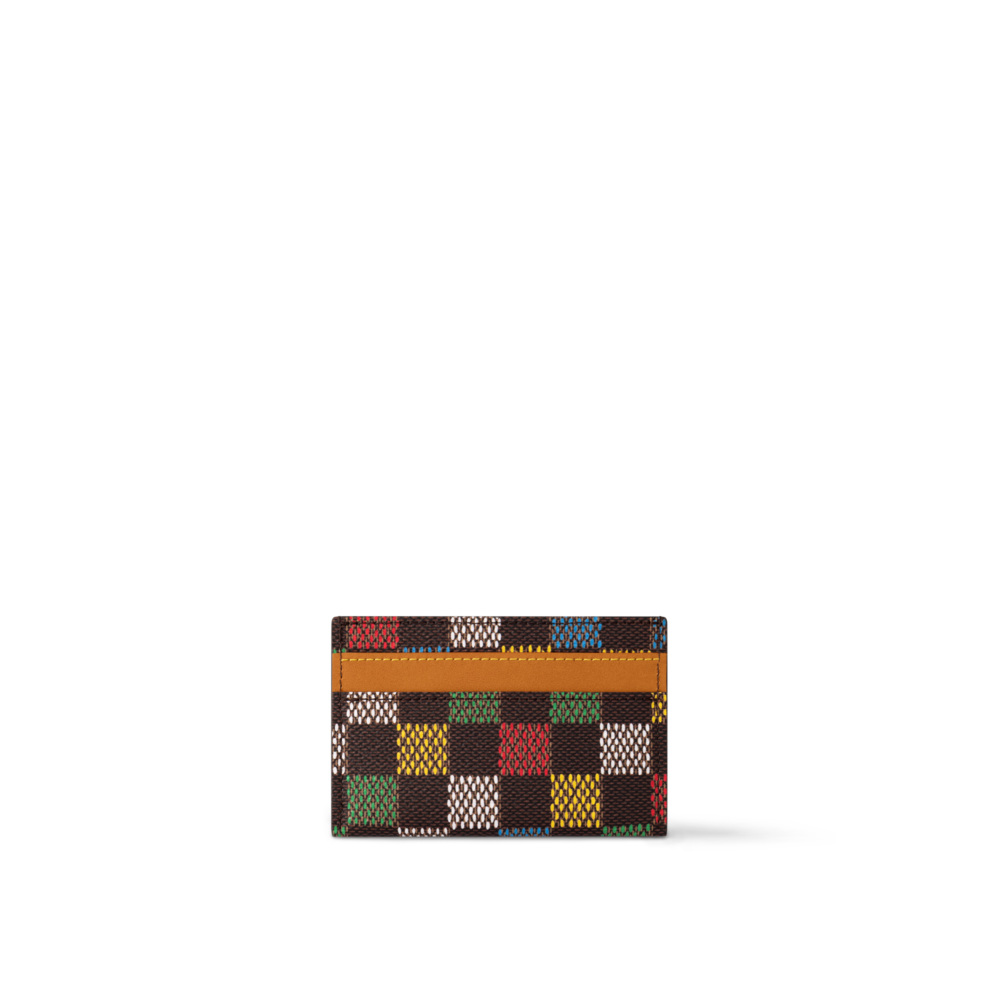 Tarjetero Double Lona Damier Ebène Bolsos y pequeña marroquinería Pequeña marroquinería de hombre Tarjeteros | LOUIS VUITTON (Zoom de producto)