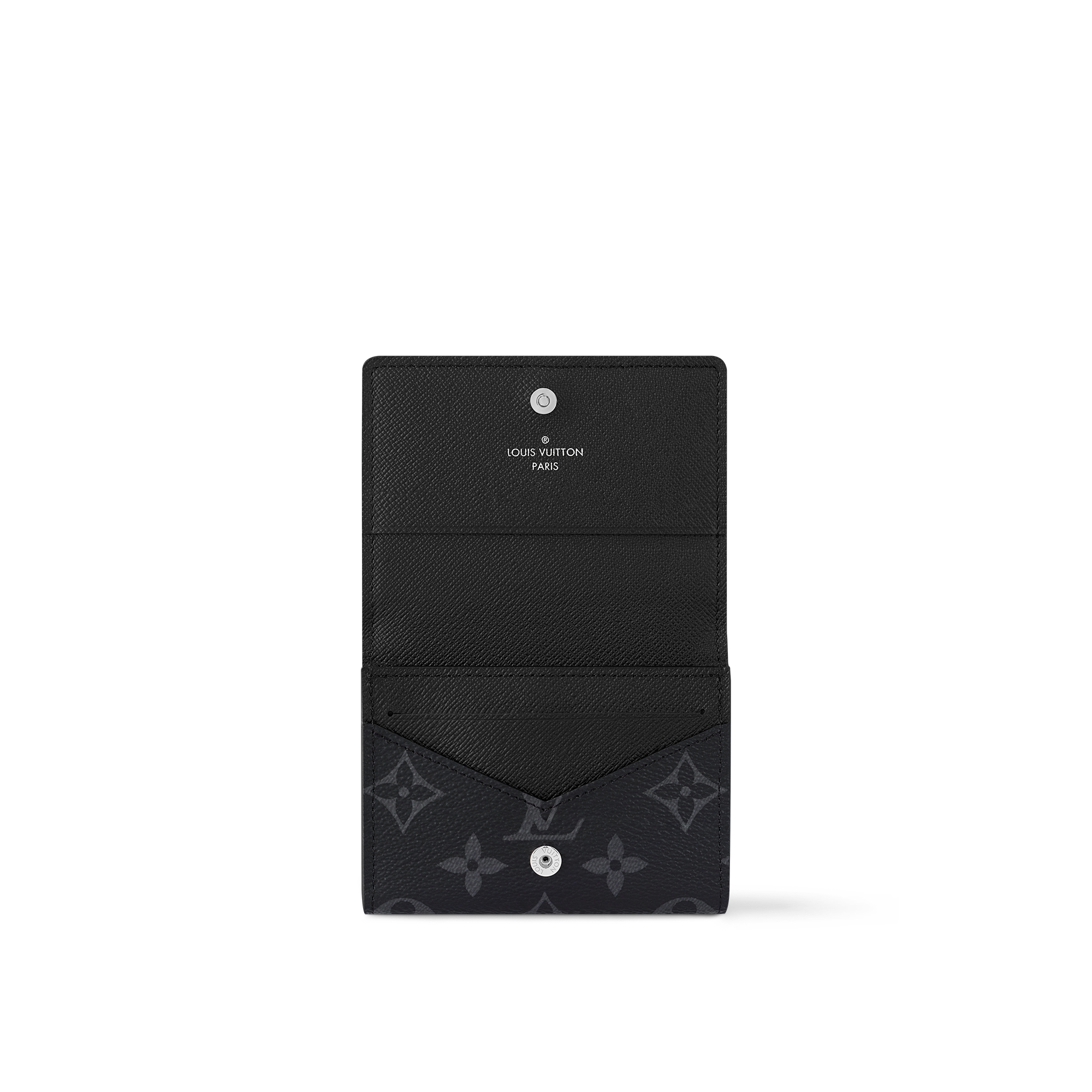 Tarjetero Envelope Lona Monogram Eclipse Regalos de Navidad Regalos para él } | LOUIS VUITTON (Zoom de producto)
