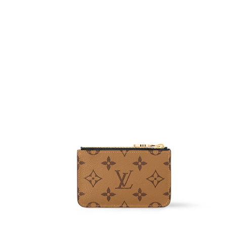 Tarjetero Romy Lona Monogram Reverse Canvas Mujer Carteras y pequeña marroquinería Tarjeteros y llaveros | LOUIS VUITTON (Zoom de producto)